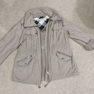 Burberry brit rain jacket